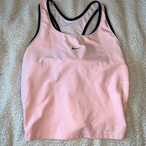 Pink nike tank top